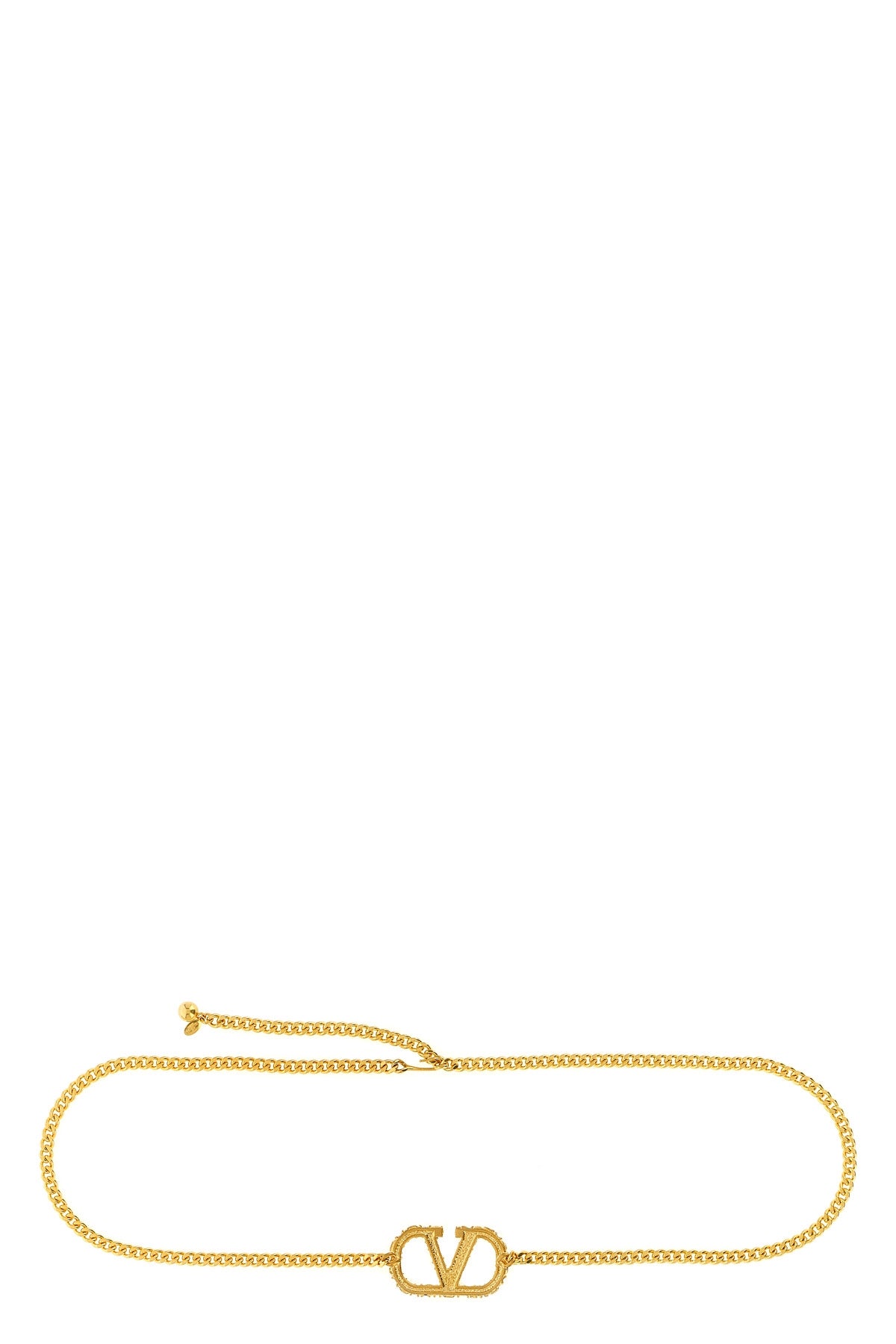 VALENTINO GARAVANI M antiqued metal chain belt