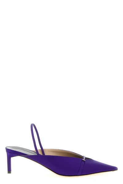 julianne satin slingbacks