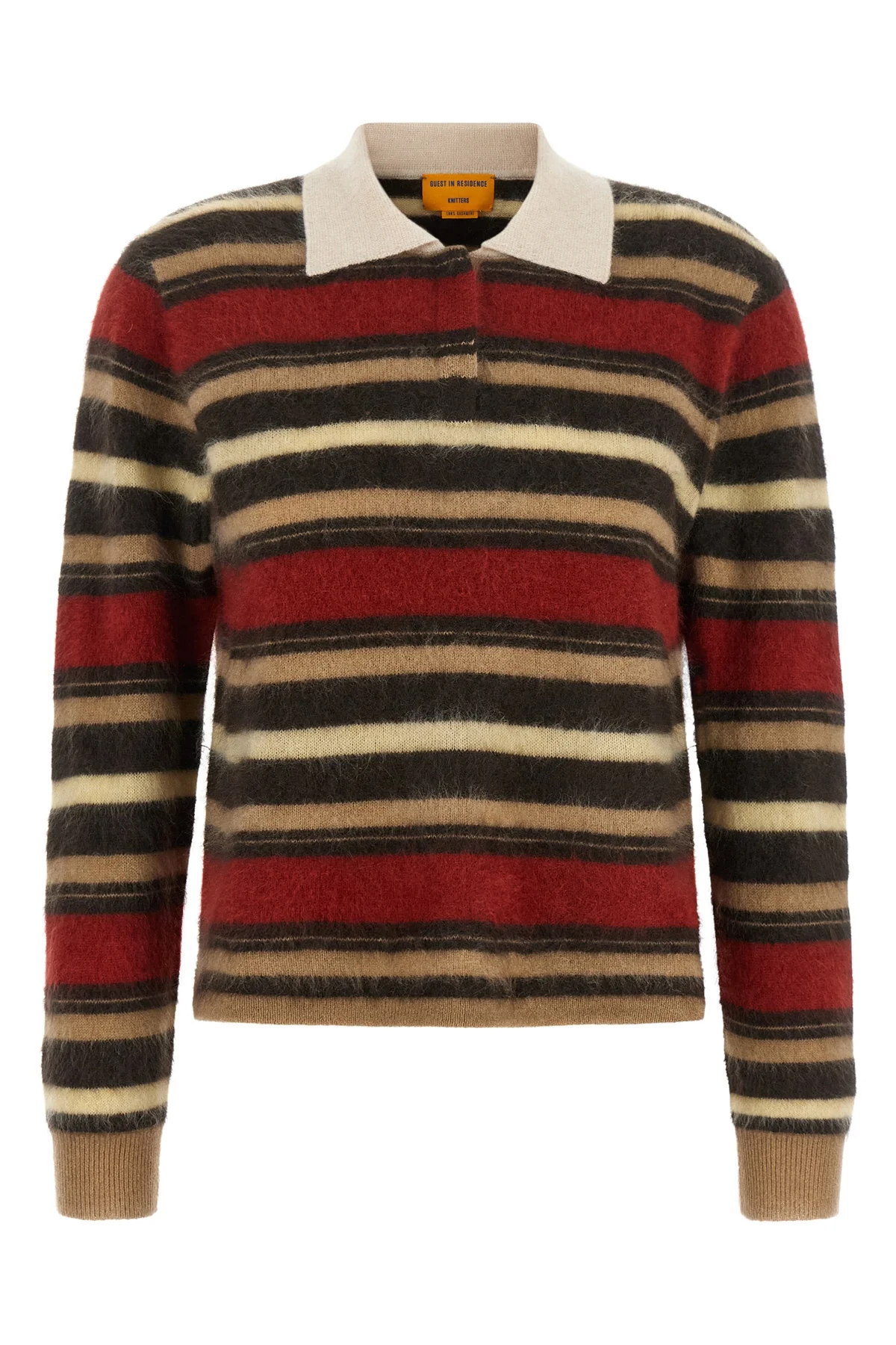 GUEST IN RESIDENCE M the guest in residence grizzly cropped rugby crop polo shirt stands out for it