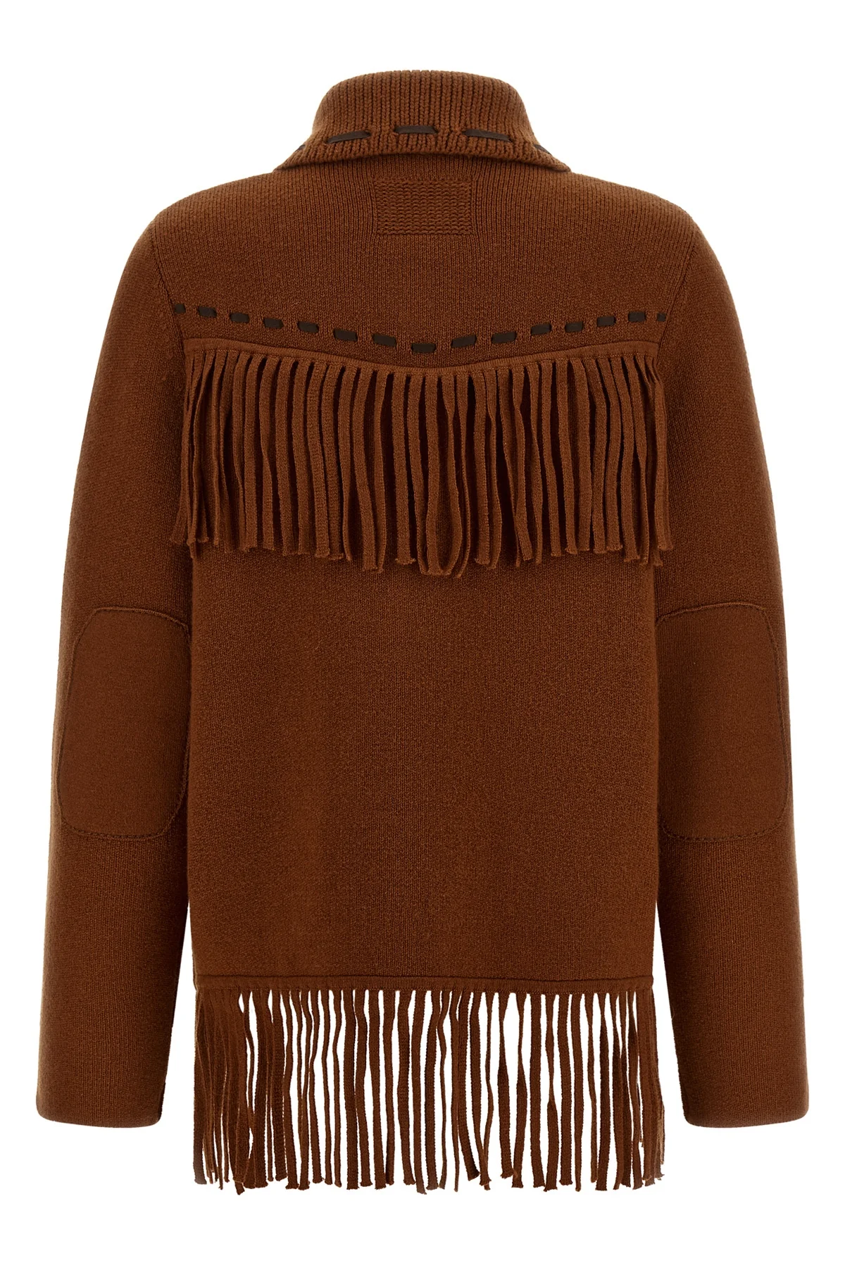GUEST IN RESIDENCE S the guest in residence western fringe knitted jacket redefines frontier codes