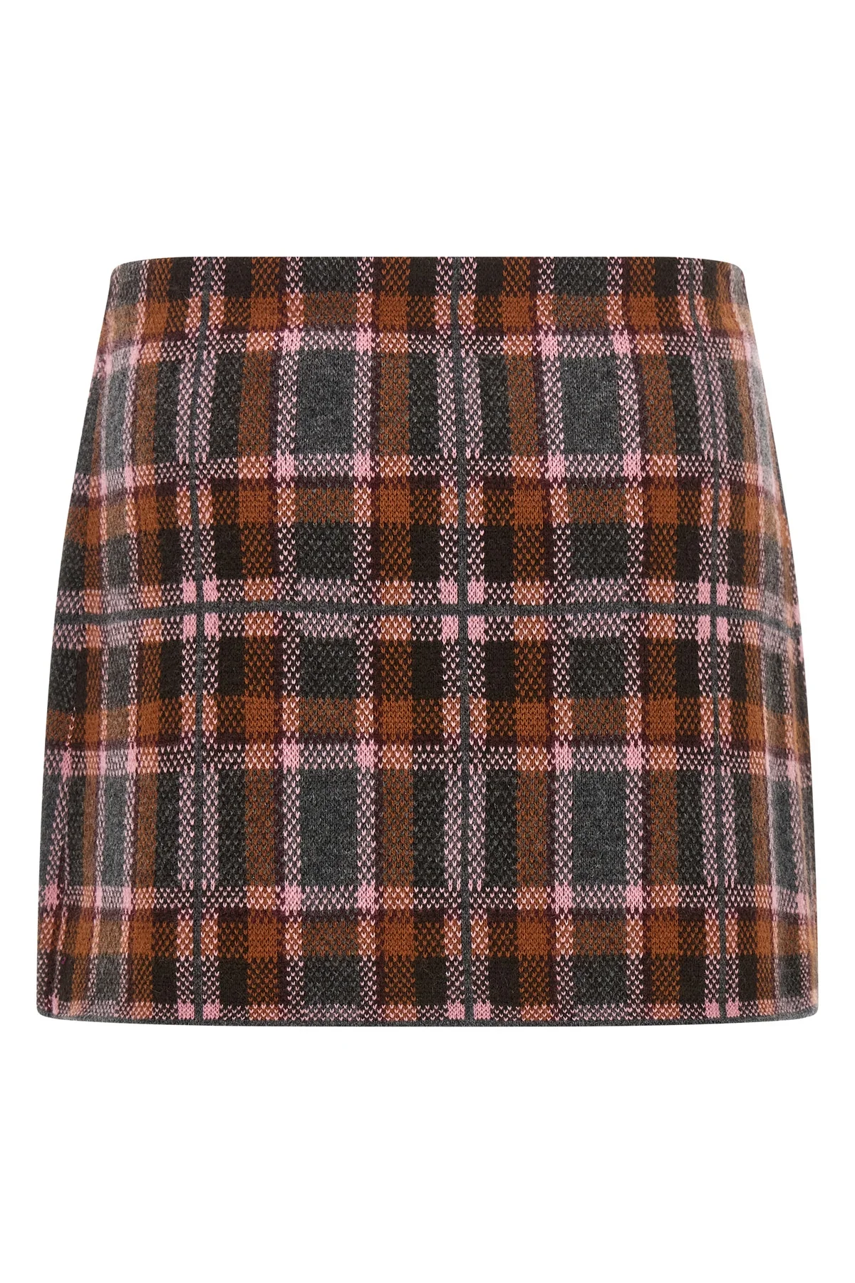the guest in residence mini skirt redefines knitwear codes through a sartorial-i
