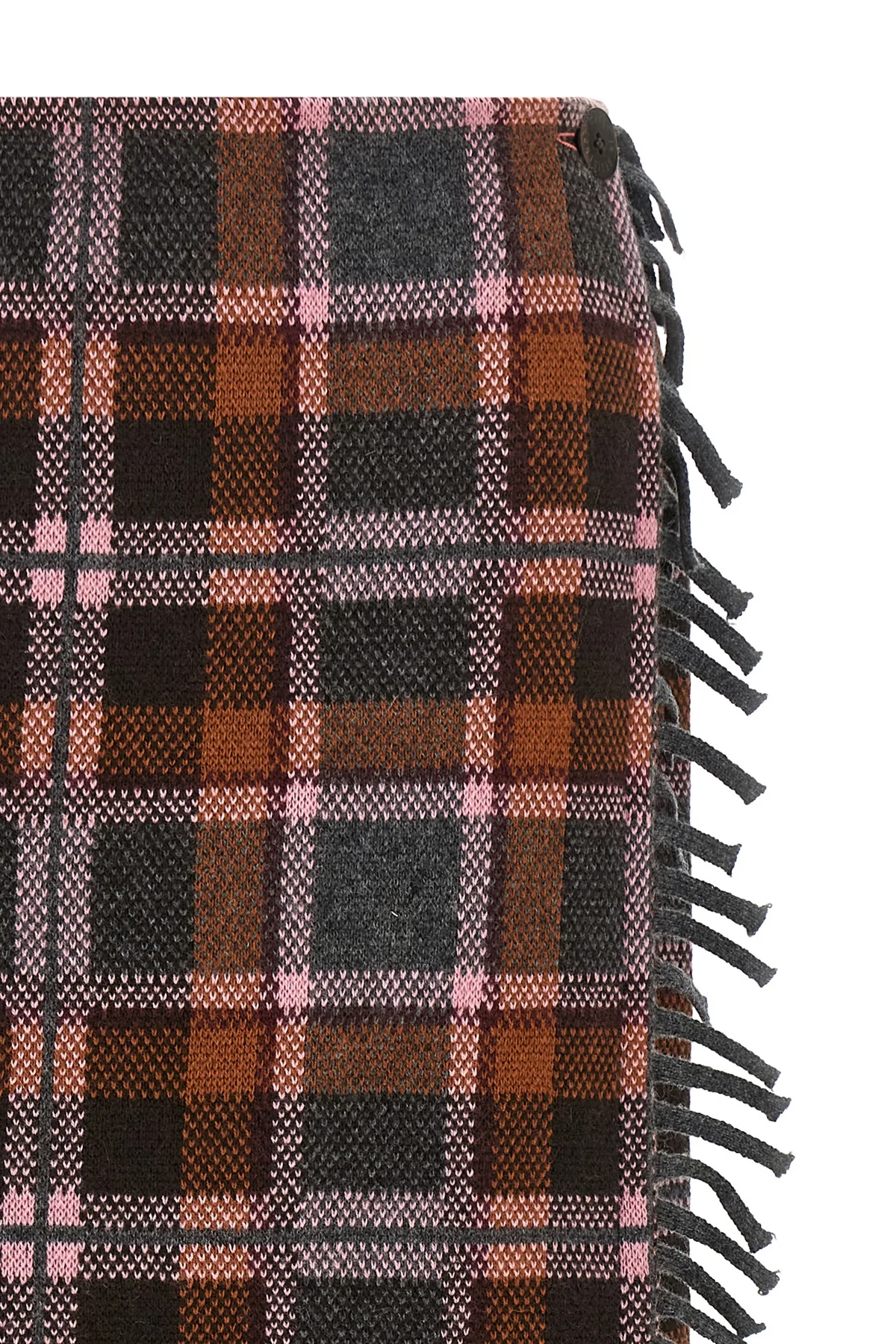 the guest in residence tartan wrap midi skirt defines a new interpretation of