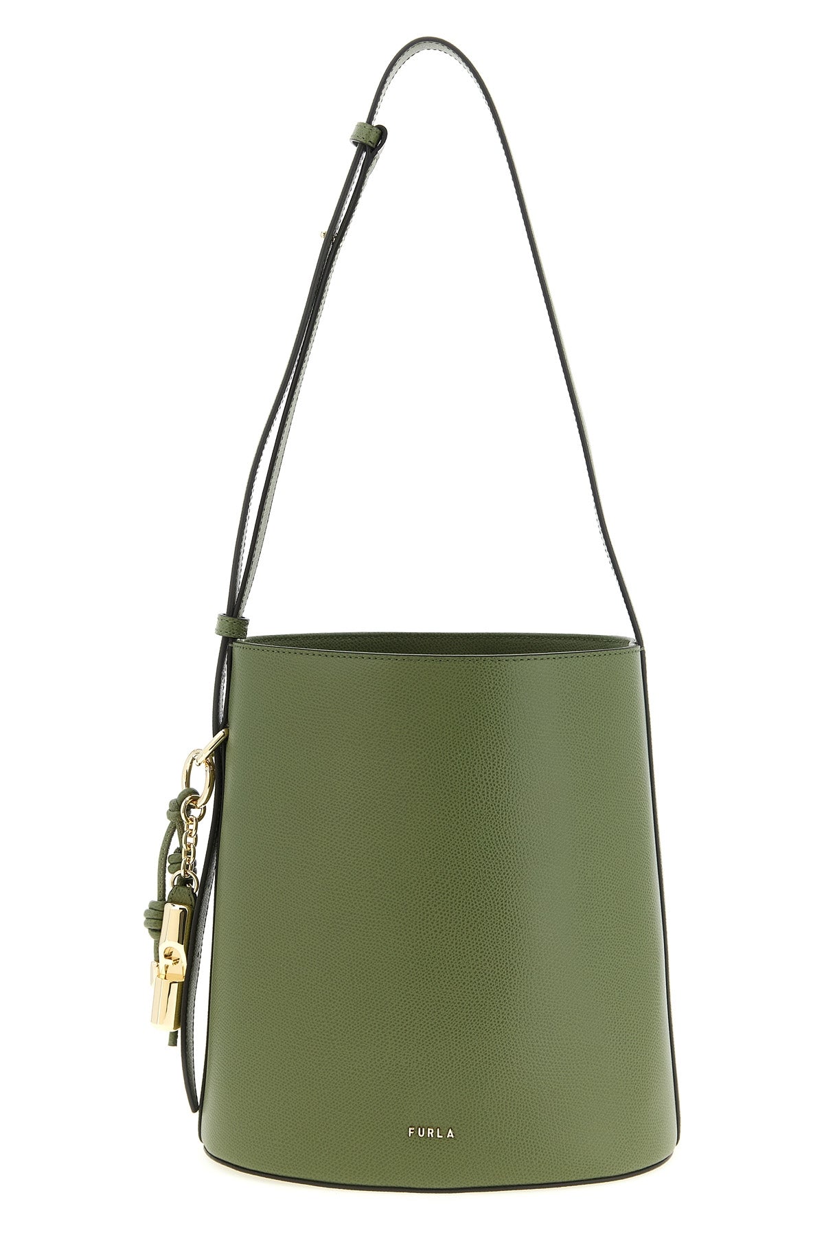 FURLA OS small roxie bucket bag in leather