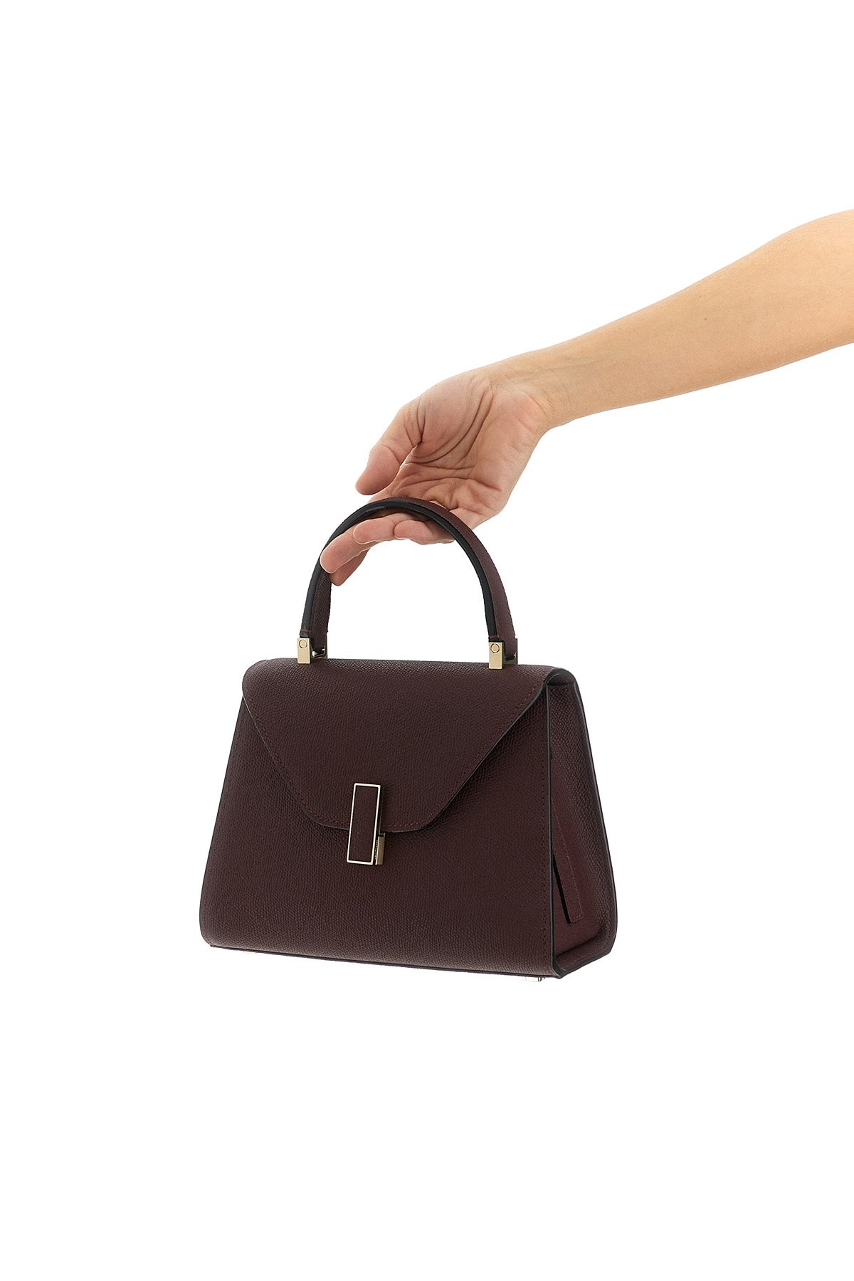 VALEXTRA OS iside mini handbag in millepunte calf leather