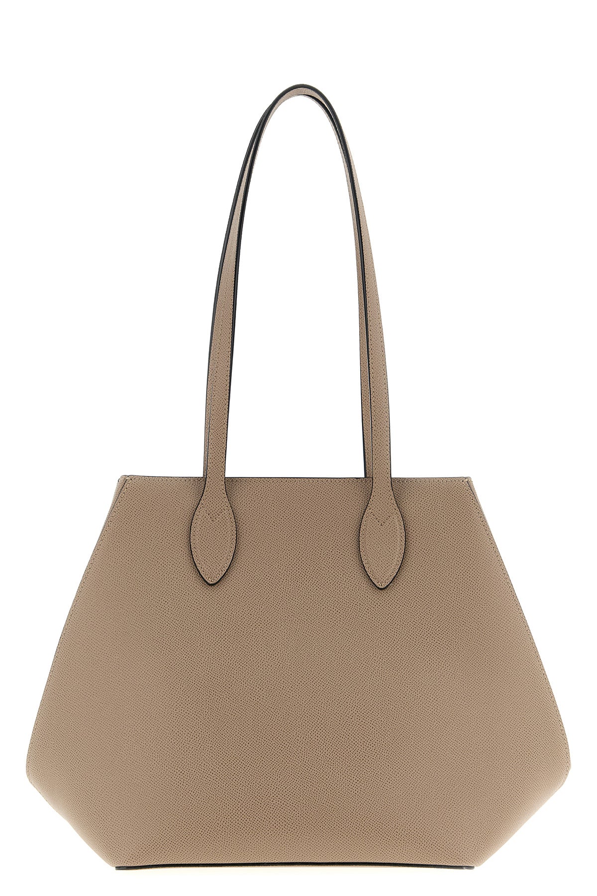 VALEXTRA OS millepunte soft vivi leather midi shopping bag