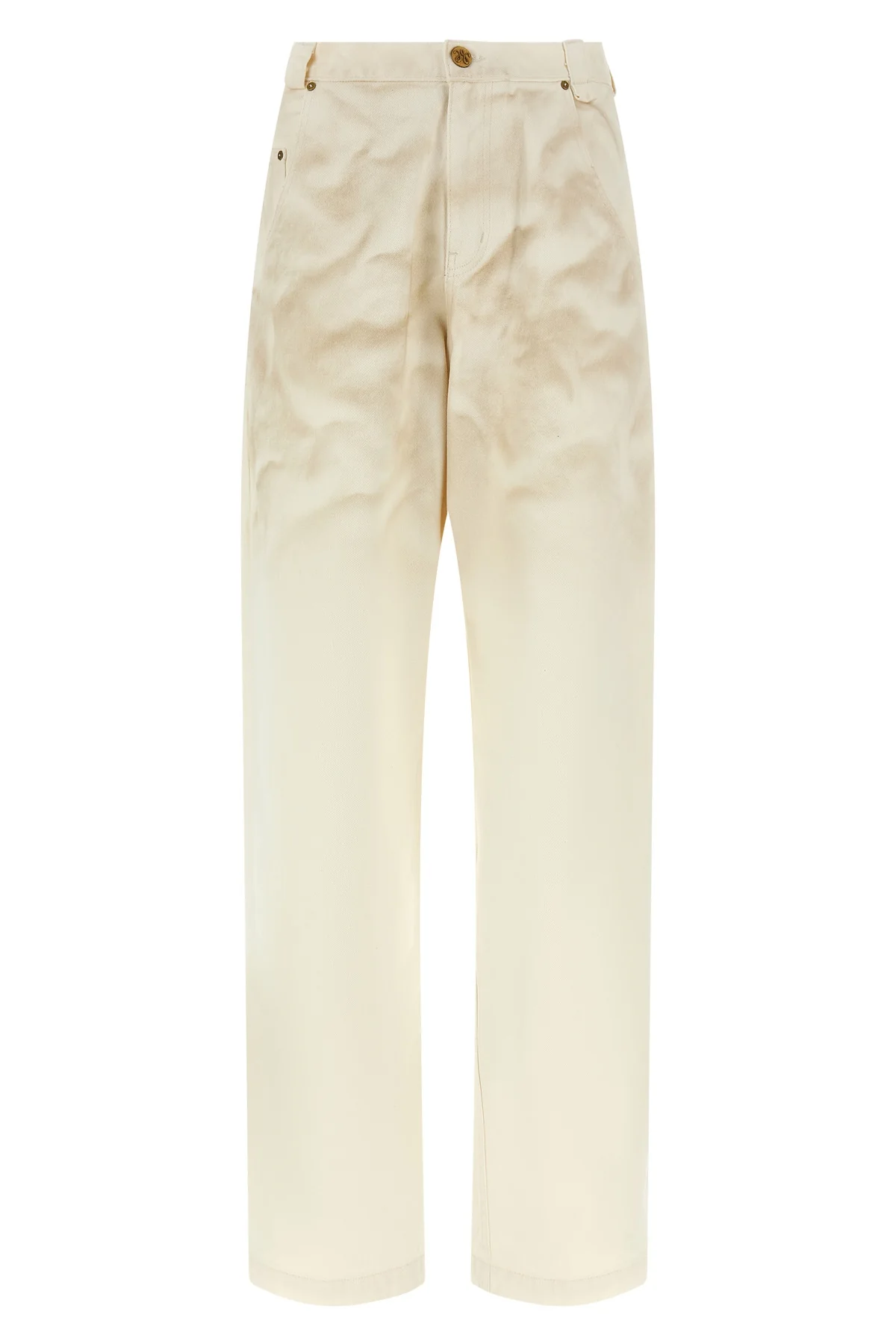 WILLY CHAVARRIA 30 bad boy used-effect cotton denim jeans