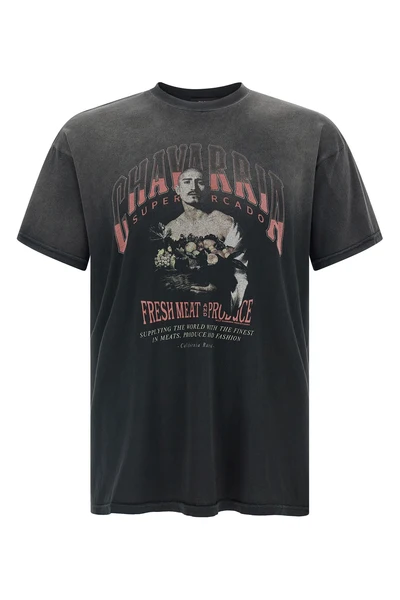 san chachi produce vintage washed cotton t-shirt