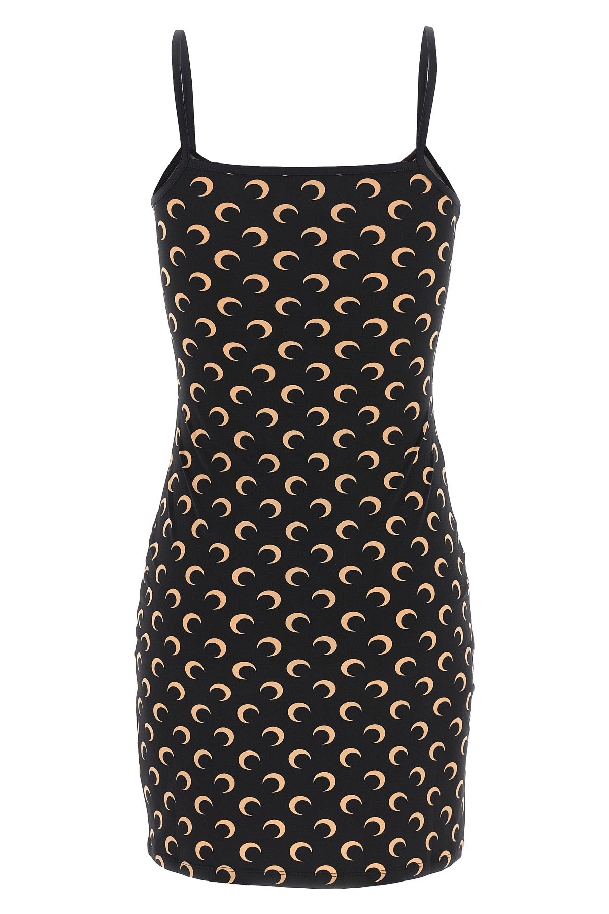 MARINE SERRE M all-over stretch jersey dress