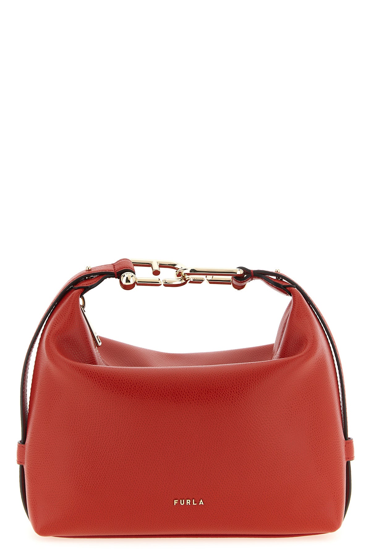 FURLA OS mignon furla tonie shoulder bag in fine grain-effect printed leather