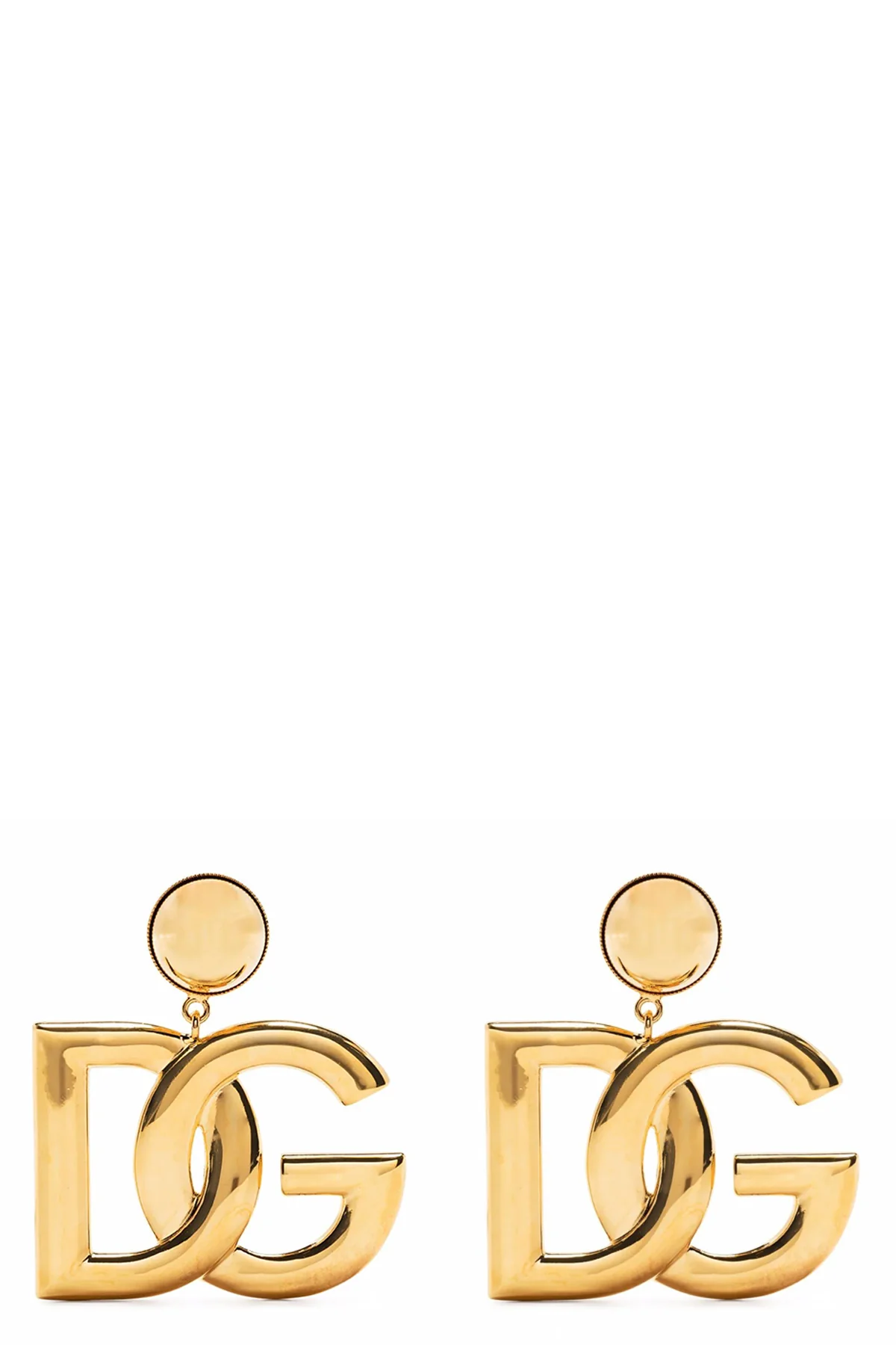 DOLCE amp; GABBANA OS gold metal earrings