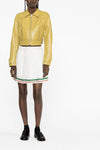 casa way pleated silk skirt