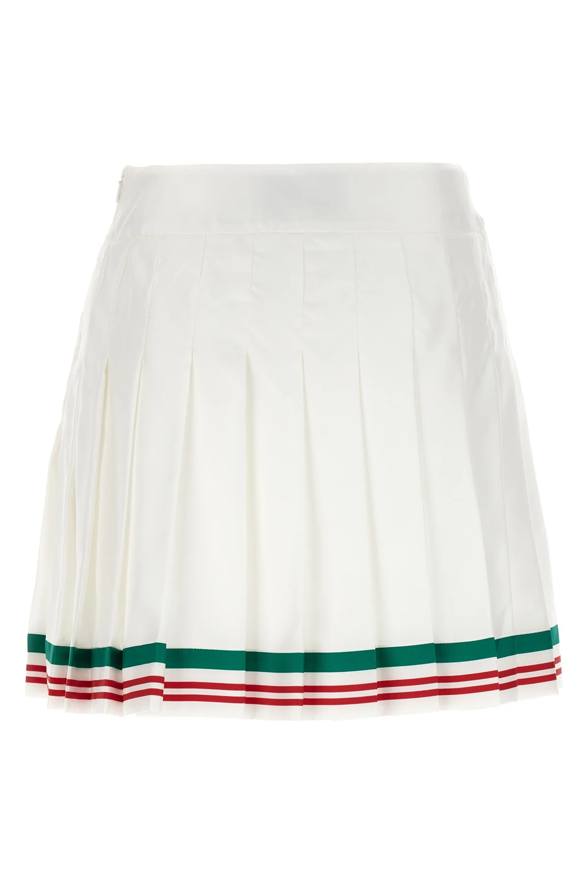 casa way pleated silk skirt