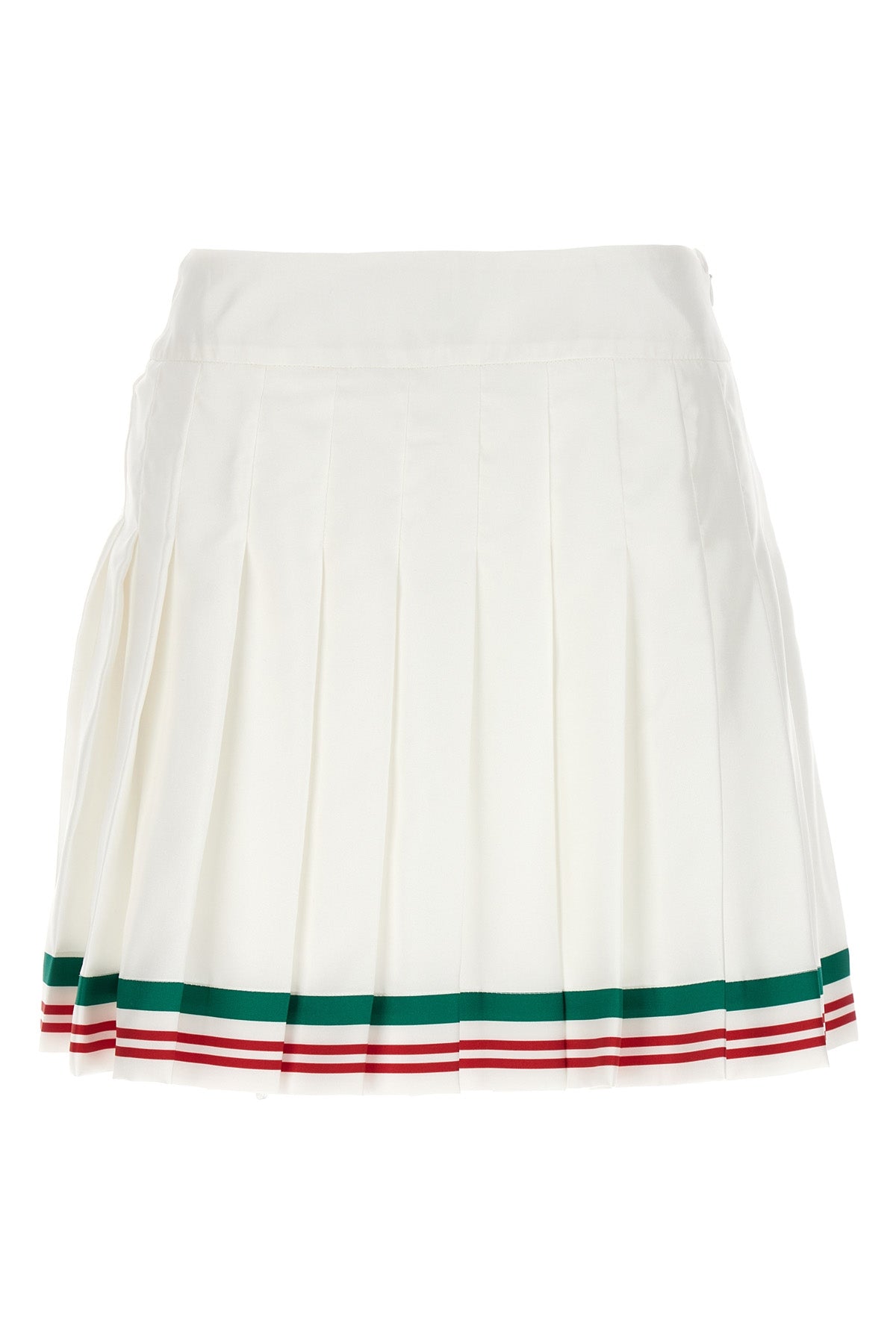 CASABLANCA 6 casa way pleated silk skirt