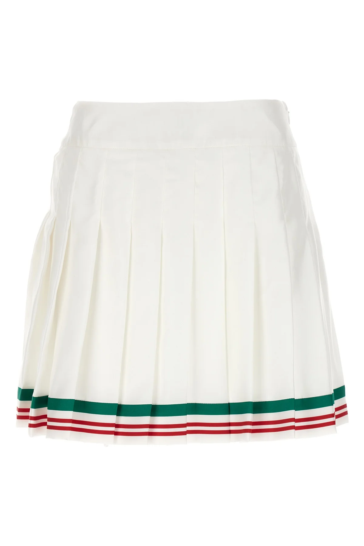 casa way pleated silk skirt