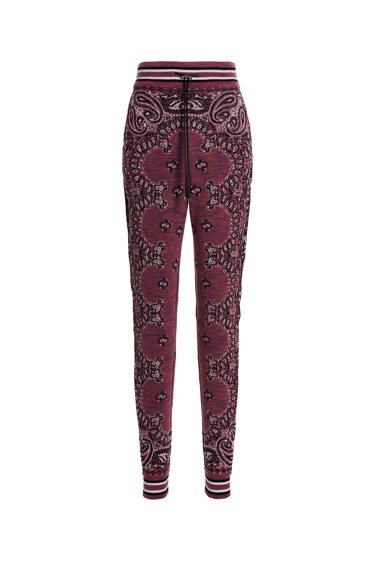 AMIRI S space dye bandana cotton knit joggers