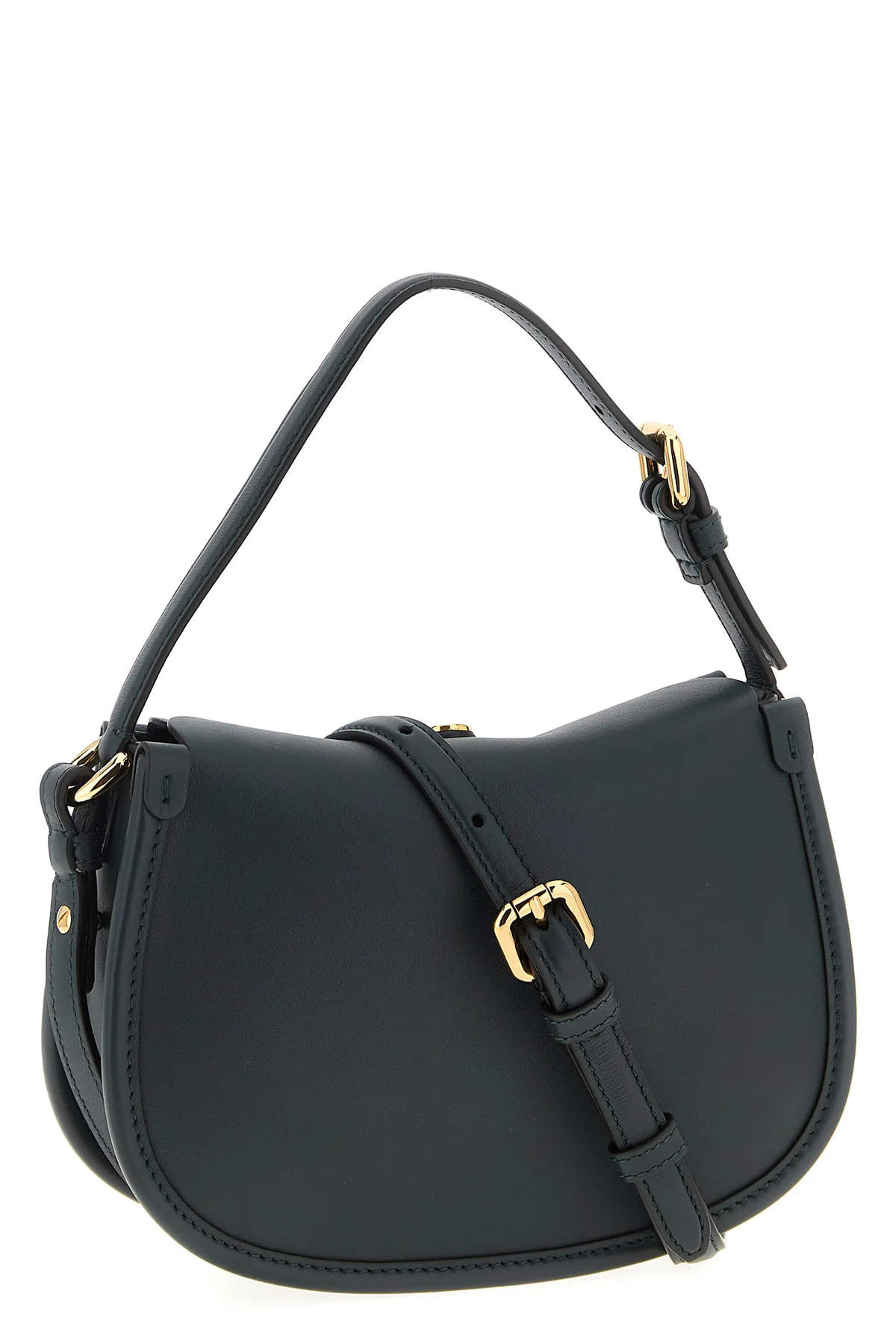small leather pony shoulder strap