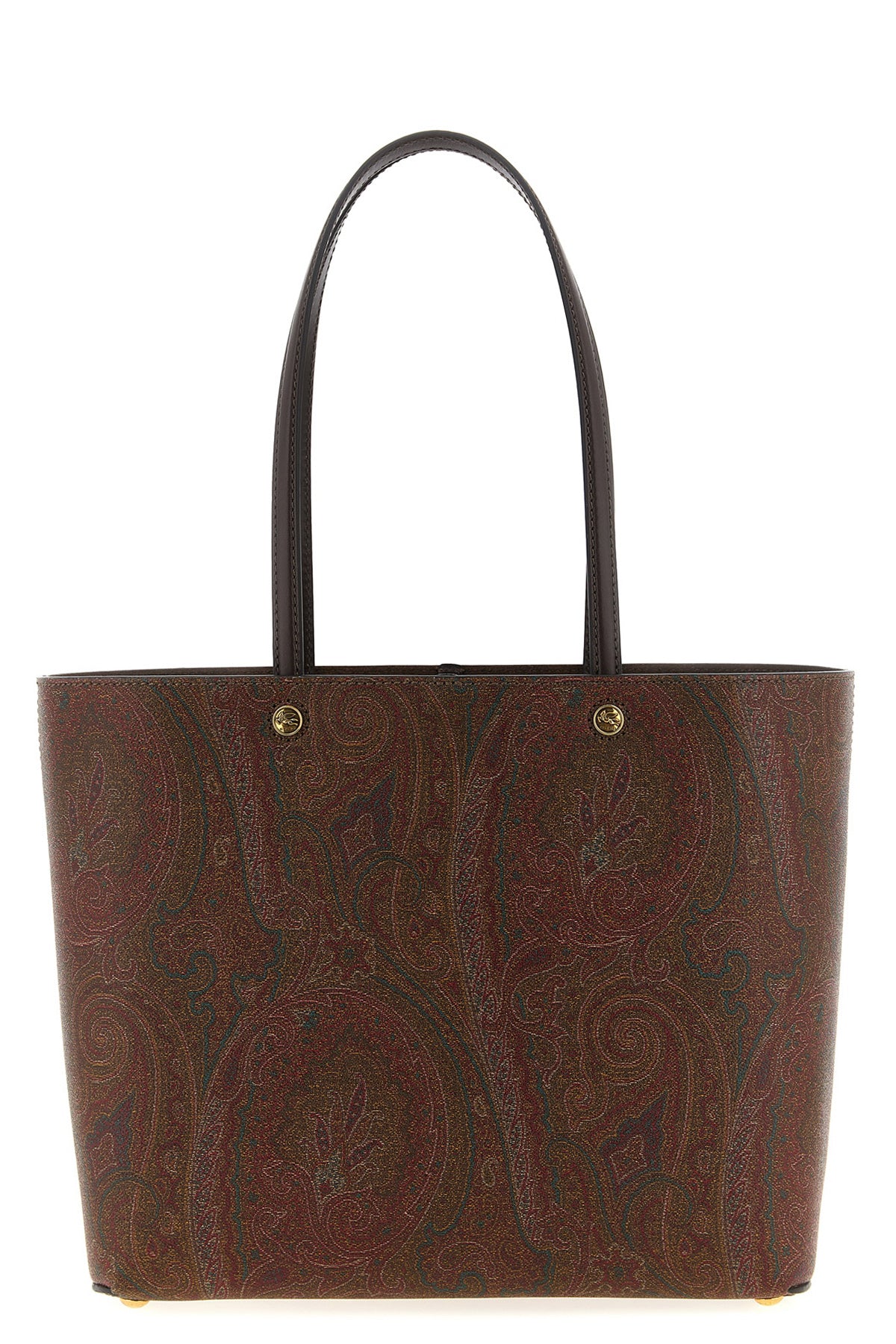 ETRO OS medium etro essential shopping bag in matt-grain coated paisley jacquard cotto