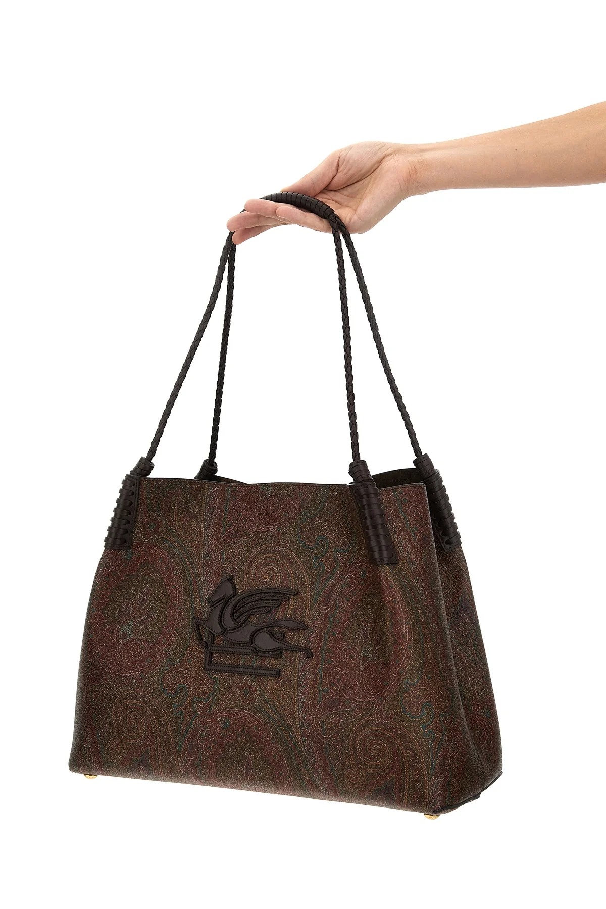 ETRO OS medium libra shopping bag in paisley fabric