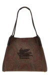 medium libra shopping bag in paisley fabric