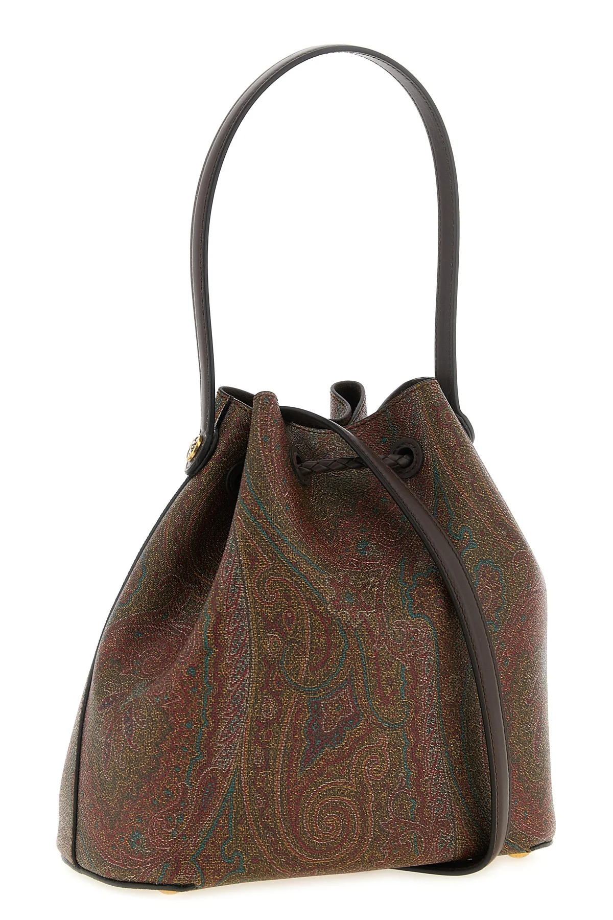 ETRO OS the etro arnica small bucket bag defines the codes of everyday elegance throug