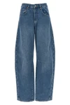 stone-washed cotton denim jeans