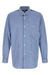 patterned cotton poplin shirt
