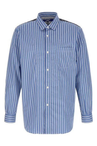patterned cotton poplin shirt