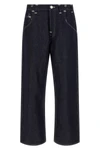 junya watanabe x levis® cotton and linen blend denim jeans