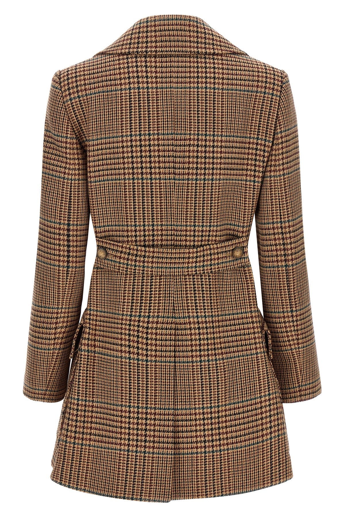 the double-breasted coat etro redefines the codes of tailoring through a rigorou