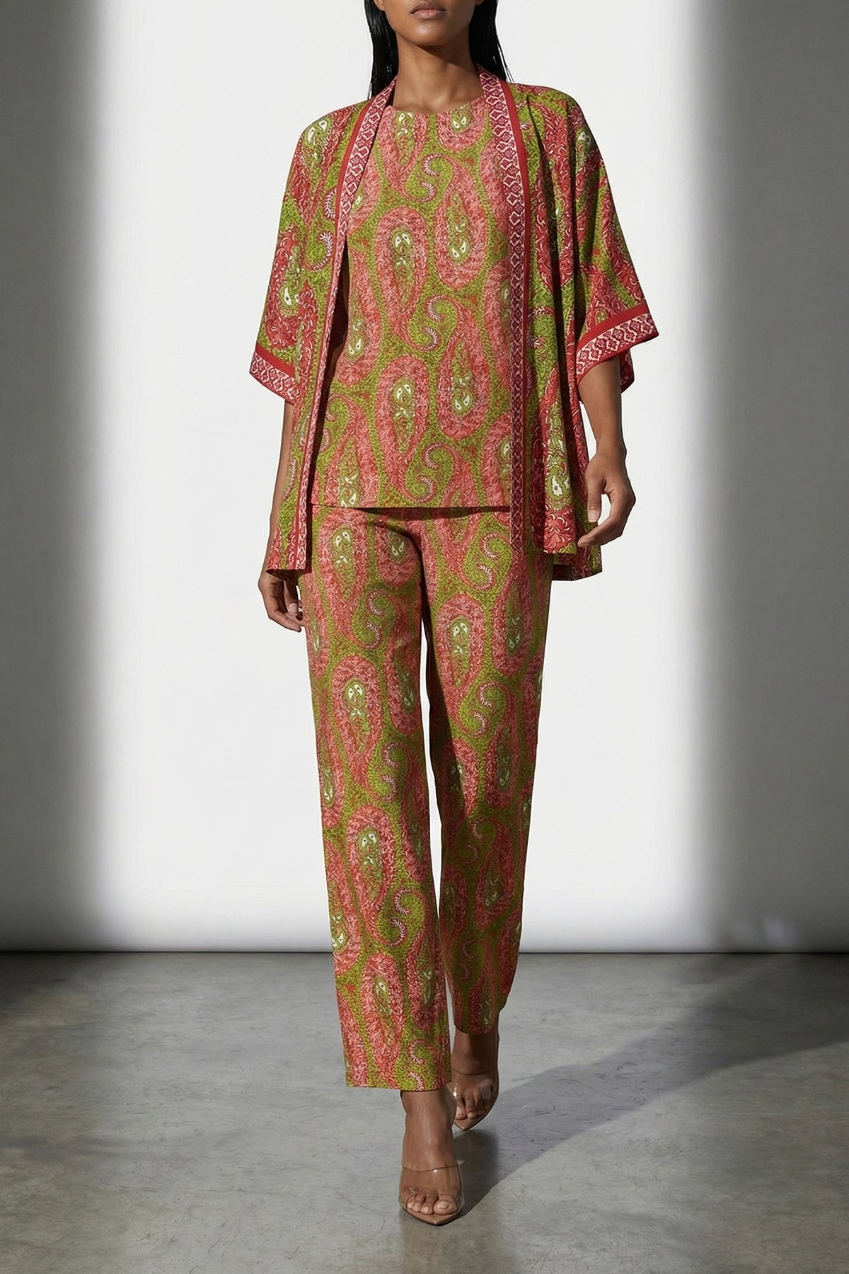 ETRO L kesa in pure silk twill