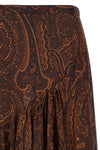 the etro long skirt defines sartorial fluidity through a pure silk construction