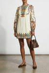cotton poplin mini dress