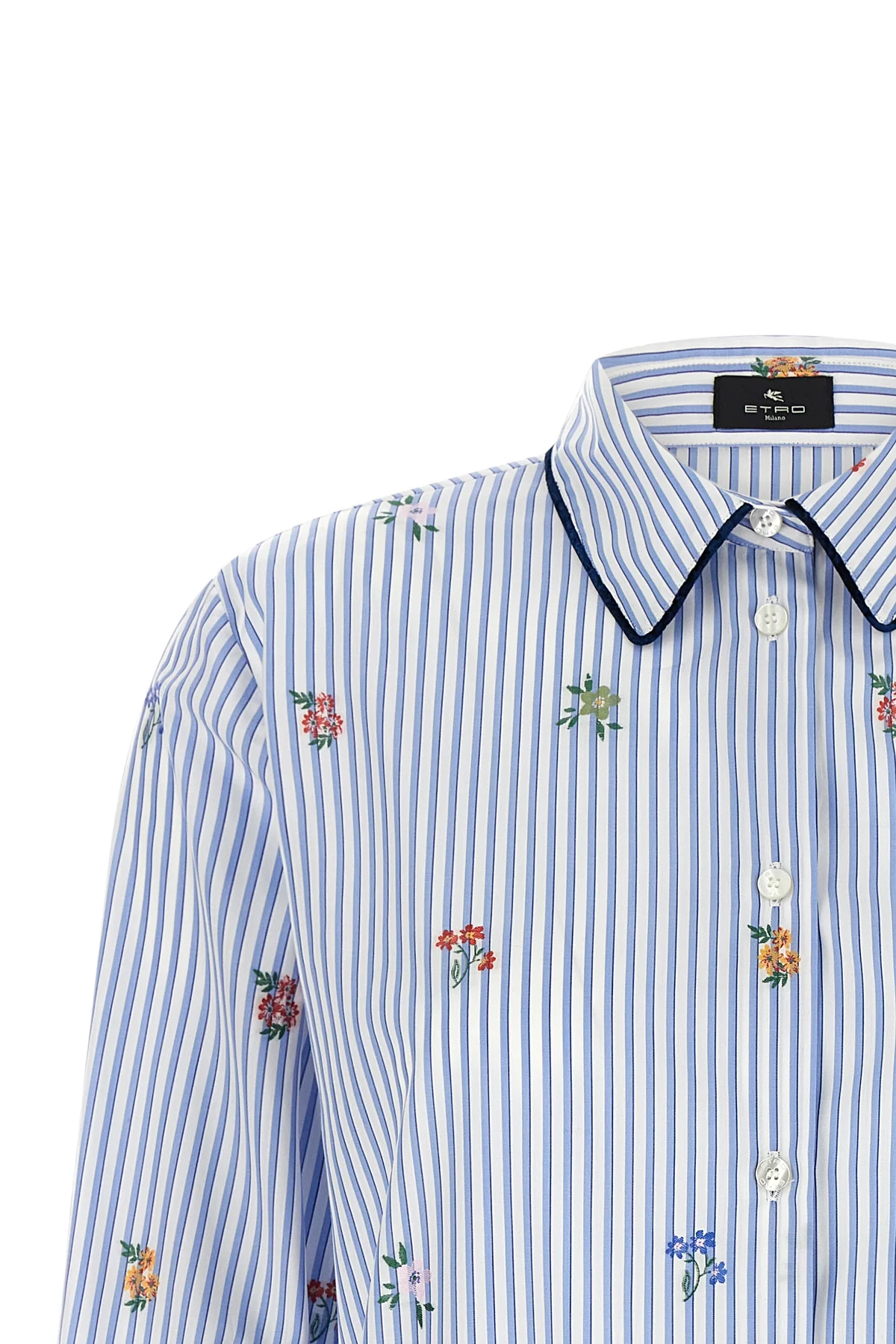 the etro long-sleeved shirt is made of pure cotton
