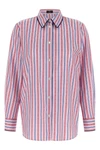 the etro pure cotton shirt is distinguished by a sophisticated jacquard shuttle