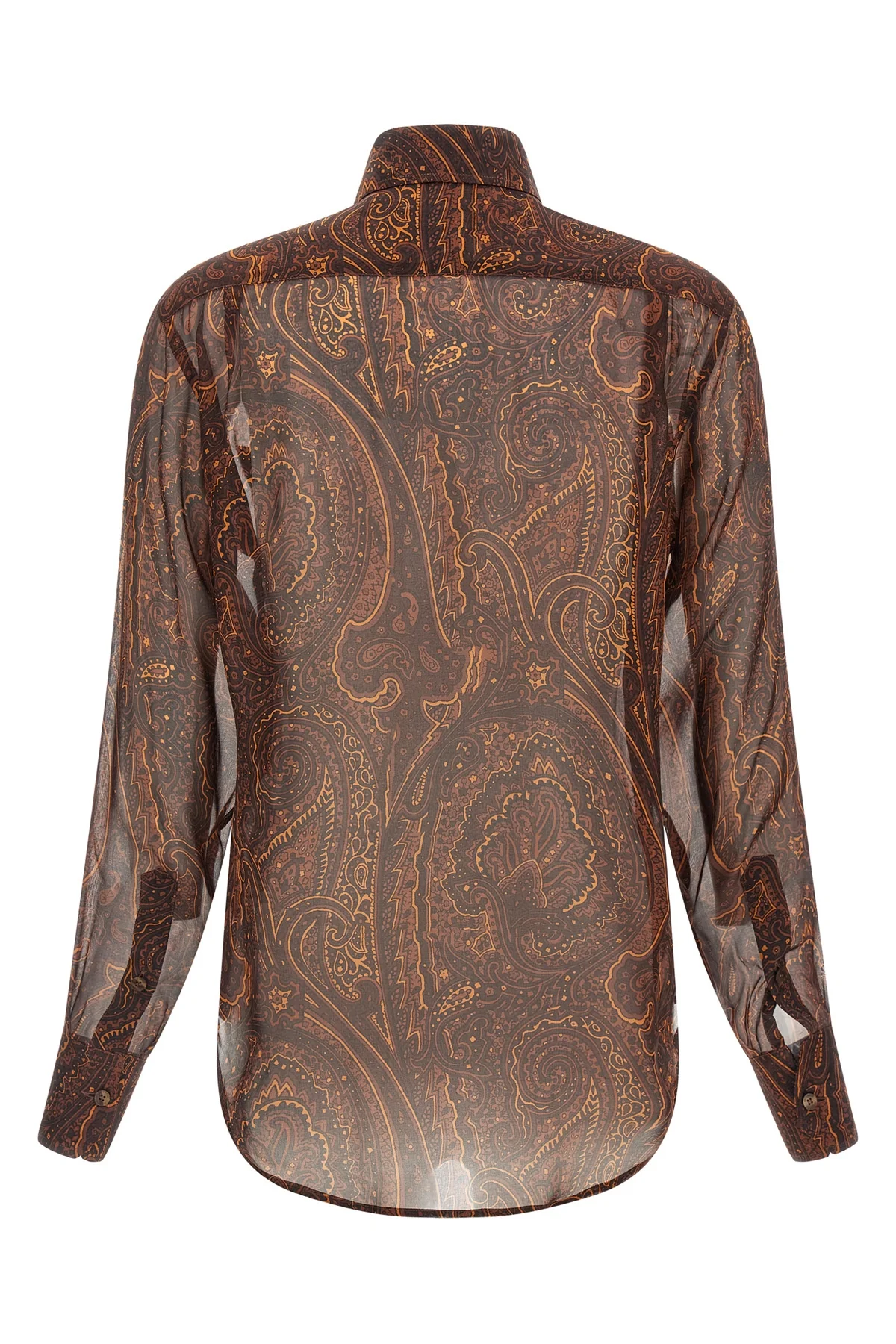 the etro shirt stands out for its fluid silhouette and the iconic paisley print