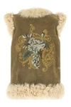 the etro vest in fine shearling stands out for its sartorial construction that e
