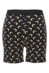 moon printed stretch fabric cyclist
