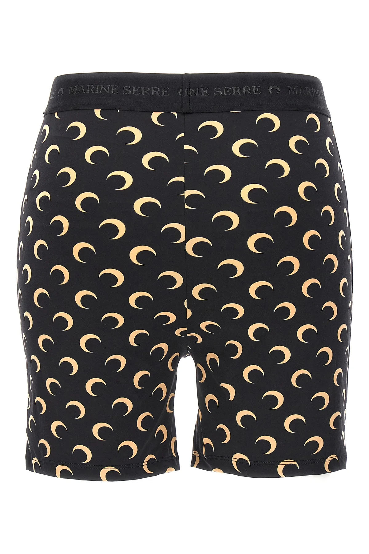 moon printed stretch fabric cyclist