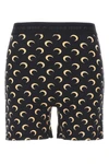 moon printed stretch fabric cyclist