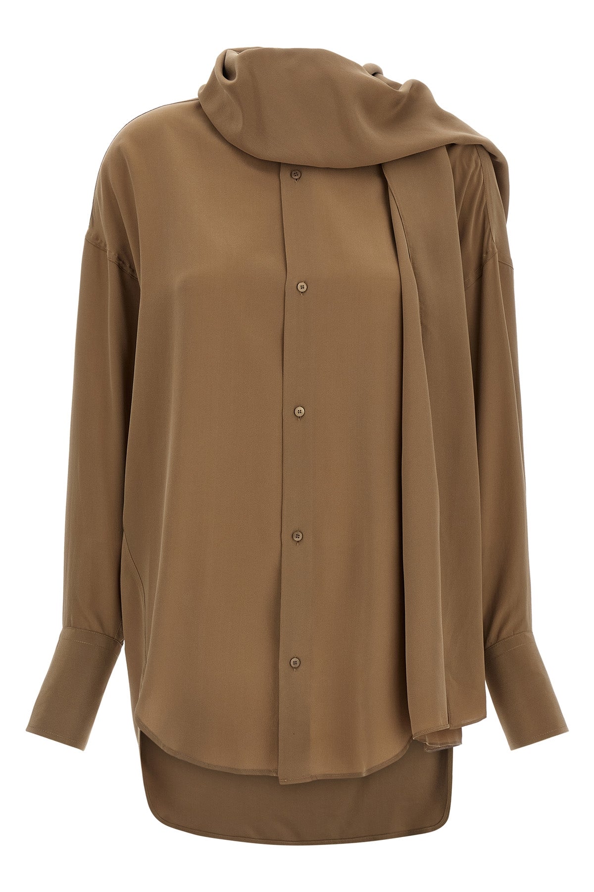 DARKPARK S classic collar georgia silk shirt