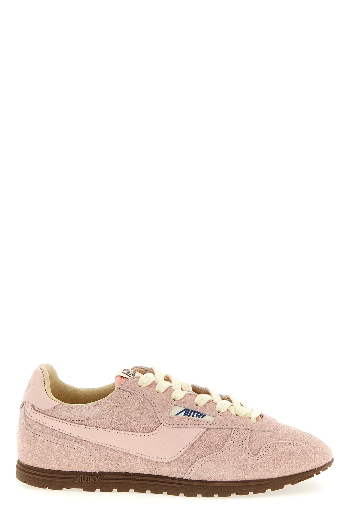 windspin used-effect shaved suede sneakers