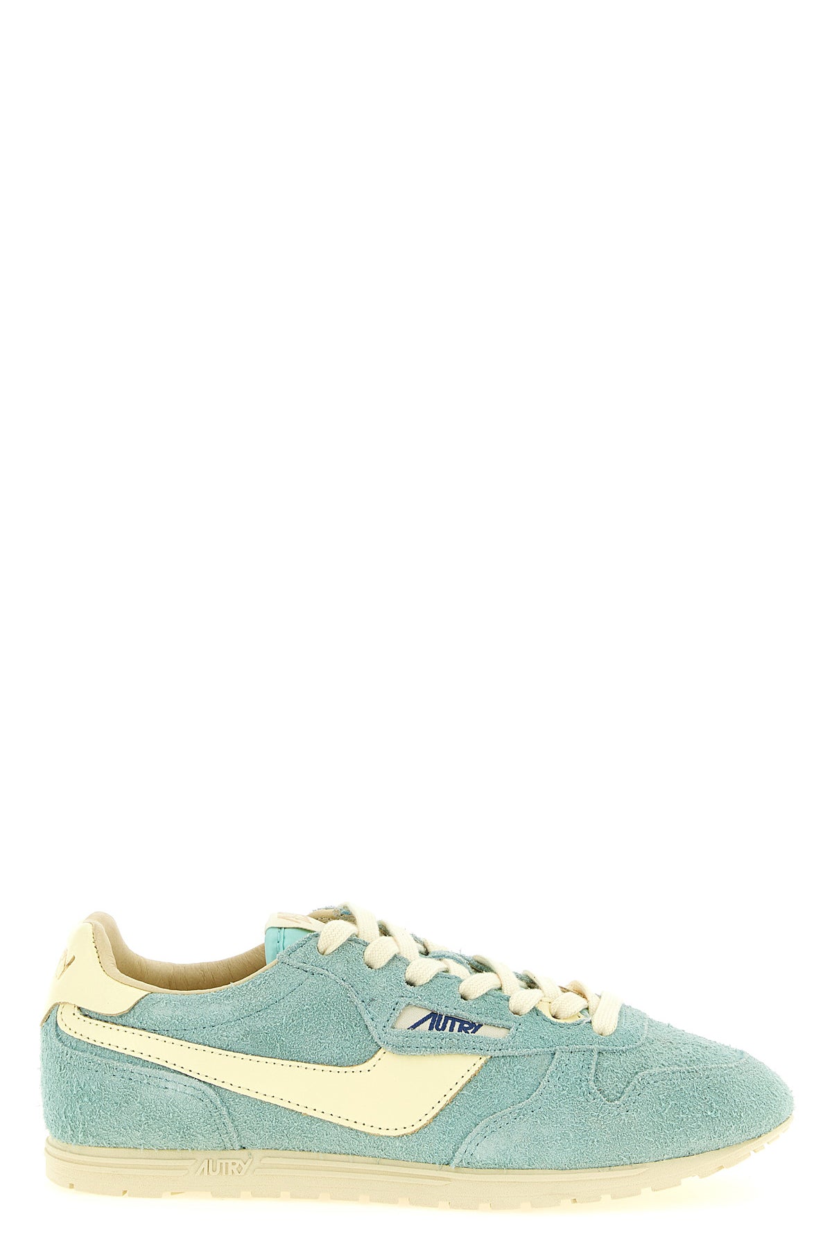 AUTRY 36 windspin used-effect shaved suede sneakers