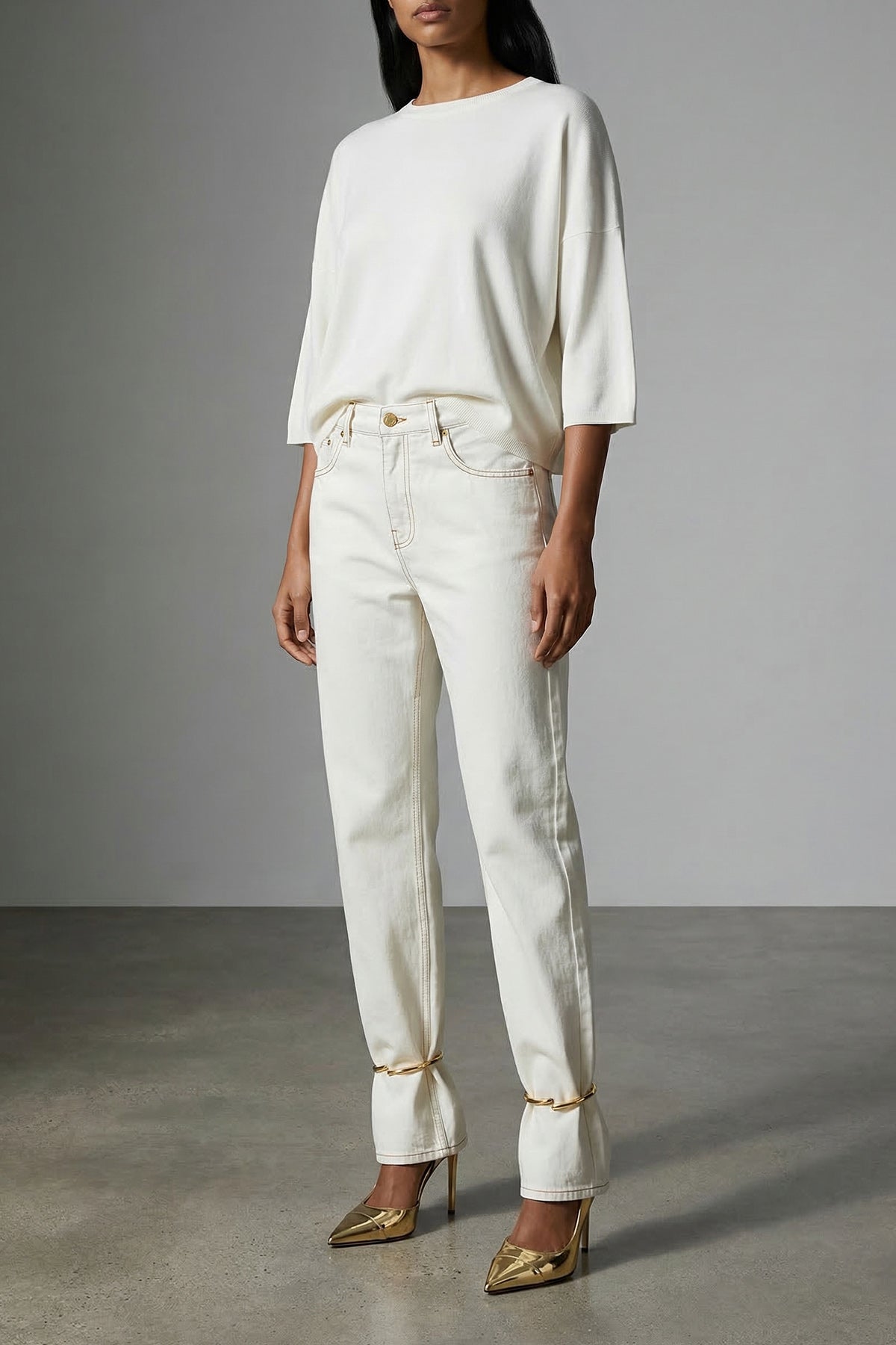 DARKPARK 26 marion jeans in garment-dyed cotton denim