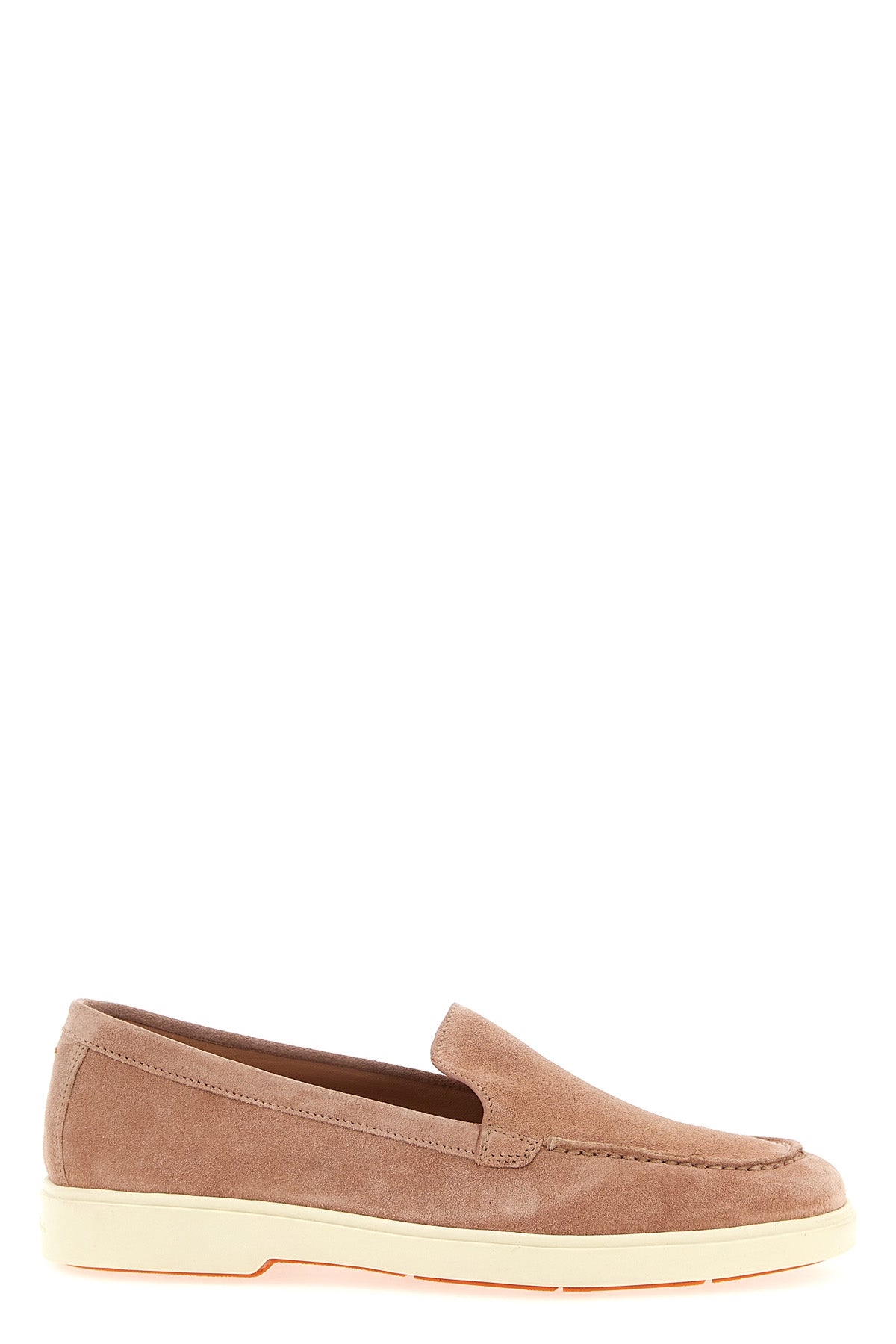 SANTONI 40 yaltamoc suede loafers