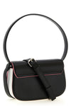 the diesel 1dr shoulder bag is distinguished by a structured model