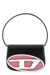 the diesel 1dr shoulder bag is distinguished by a structured model