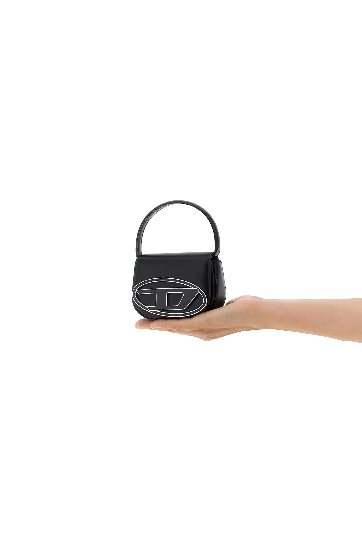 DIESEL OS 1dr xs leather handbag