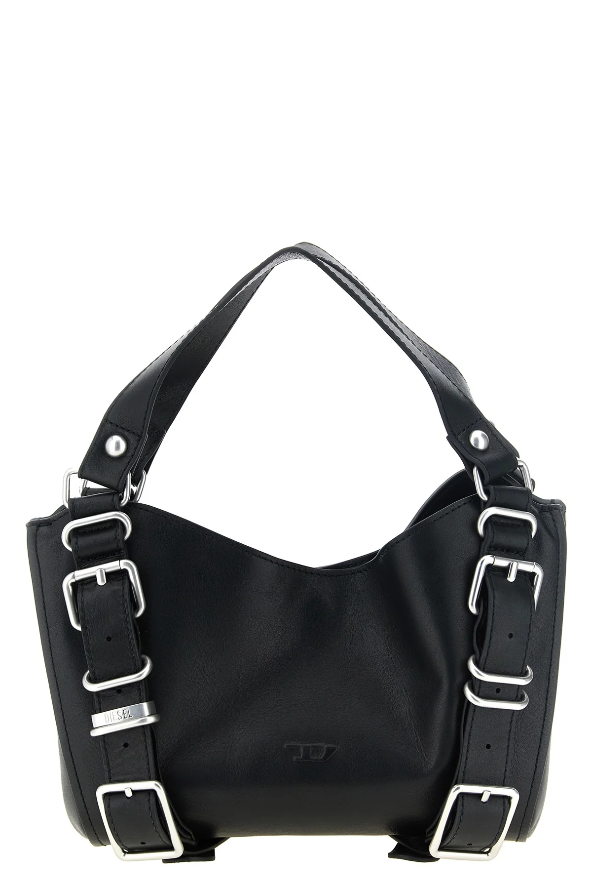 DIESEL OS diesels d-one small handbag stands out for its unstructured silhouette and so