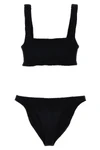 bikini xandra in tessuto seamless crinkle composto da top modello sportivo e s