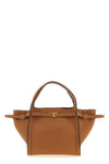 small tim hammered calf leather shopping bag